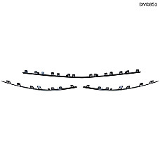 Черни лайсни за спойлер на предна броня Mercedes C-Class W206 (2021–2023) – DMb851 - Sellzone.bg Черни лайсни за спойлер на предна броня Mercedes C-Class W206 (2021–2023) – DMb851